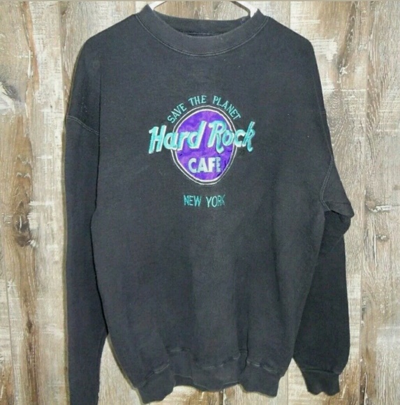 hard rock crew neck